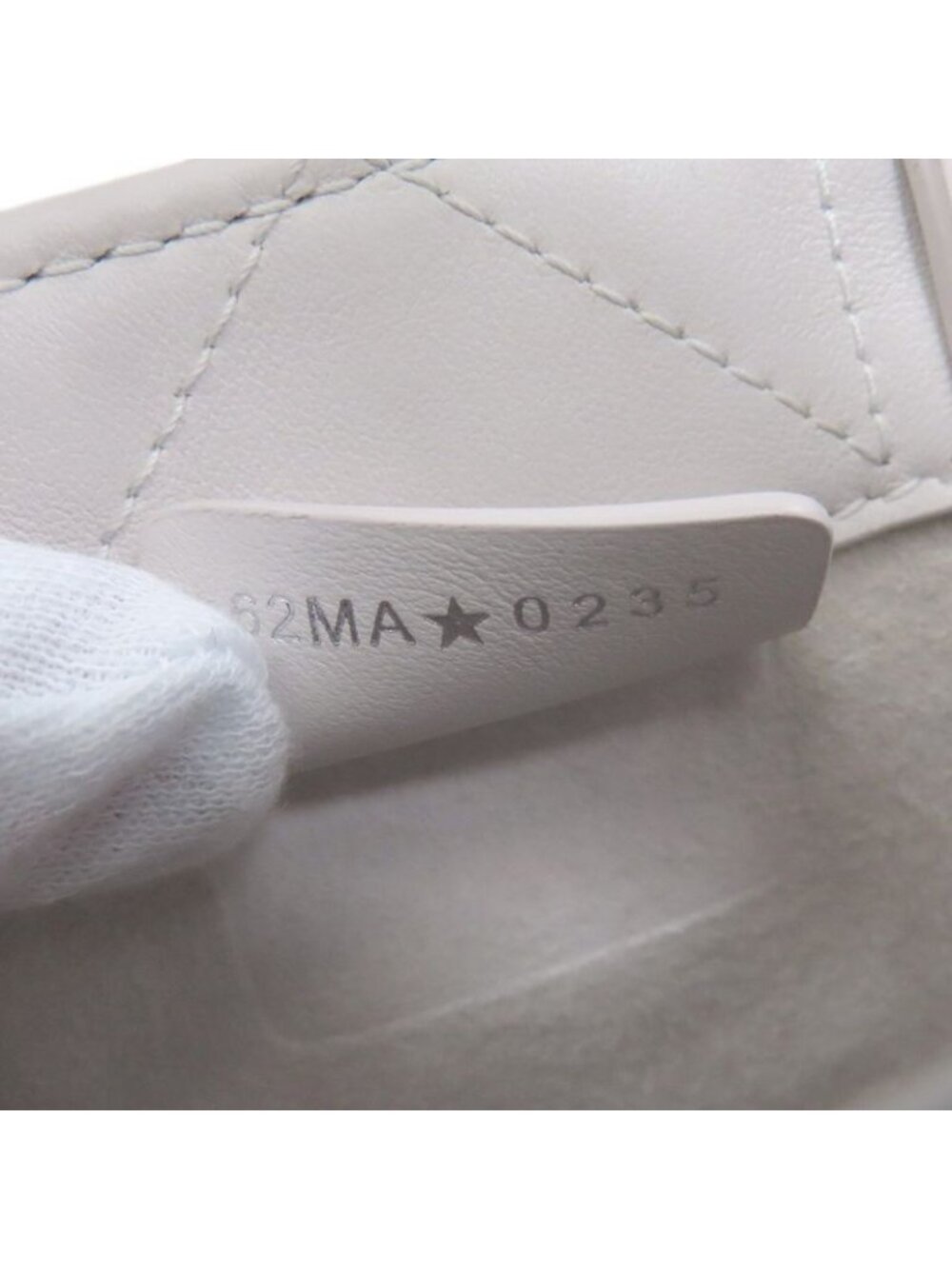 Dior Book Tote Mini Macro Cannage 2-Way Handbag White Gray - Picture 7 of 15